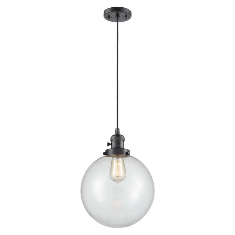 Luminaire suspendu sphère 1 lumière Lorri