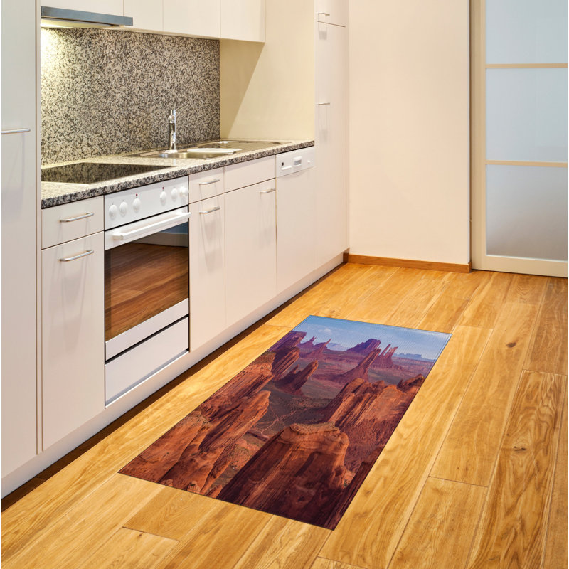 Canyon Nature High Density Long Fiber Poly Threads Decorative Area Rug Carpet, Rectangle 2'7" x 5'