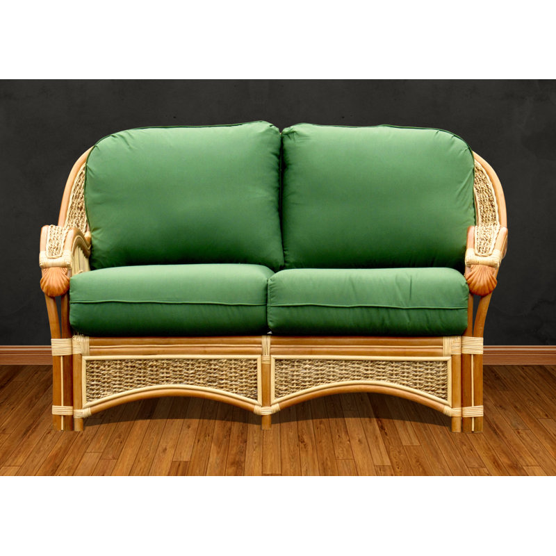 Seascape 57'' Slipcovered Loveseat, Pixy Cotton