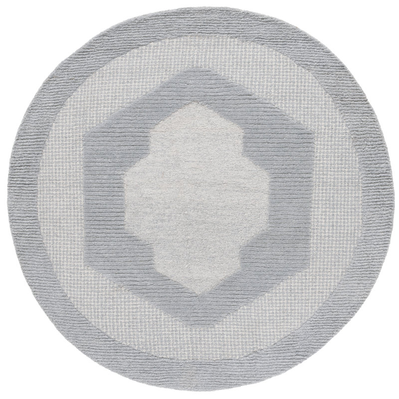 Aydelotte 807 Area Rug In Grey, Round 6'