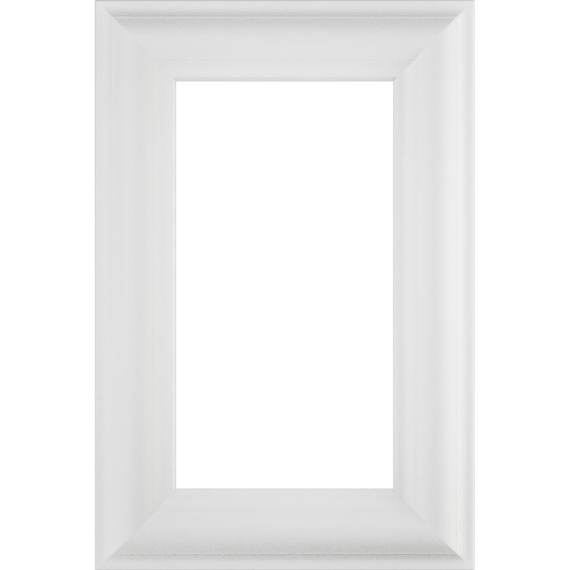 Ashford Molded Classic Wainscot Wall Panel, 12" H x 8" W x 0.5" D, Square Panel