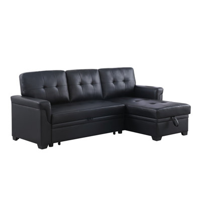 Canapé modulaire en cuir Gedalya