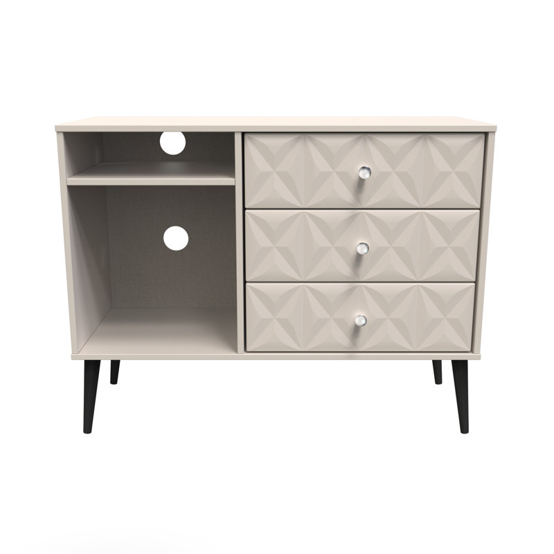 Akuna Unfinished TV Stand for TVs up to 43", Beige