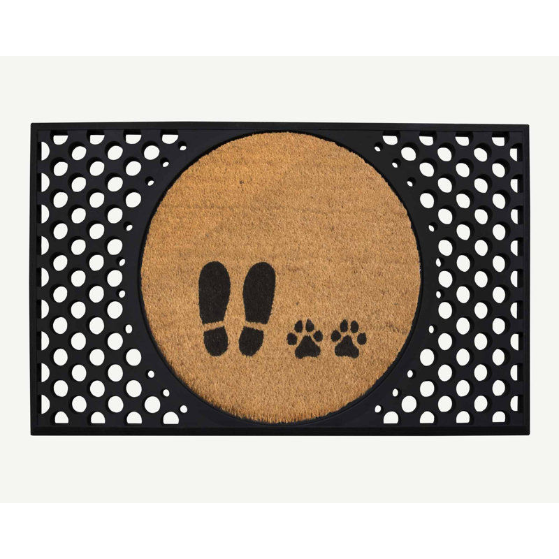 Ensemble de tapis d'entrée convertibles 4 pieds et pattes, 4 chats et chiens