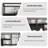 31.50"Black Style Creative Wrought Iron Bookshelf