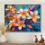 Art tropical sur toile, plumeria tropical-532788410-479177230