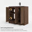 Ensemble de meuble-lavabo en bois 36 po avec lavabo, robinet et drain Sharee-1779304916