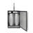 Kegco 24" Wide Single Tap Stainless Steel Built-In Right Hinge Kegerator with Kit