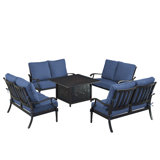 Paisha Outdoor 5 - Piece Conversation Set