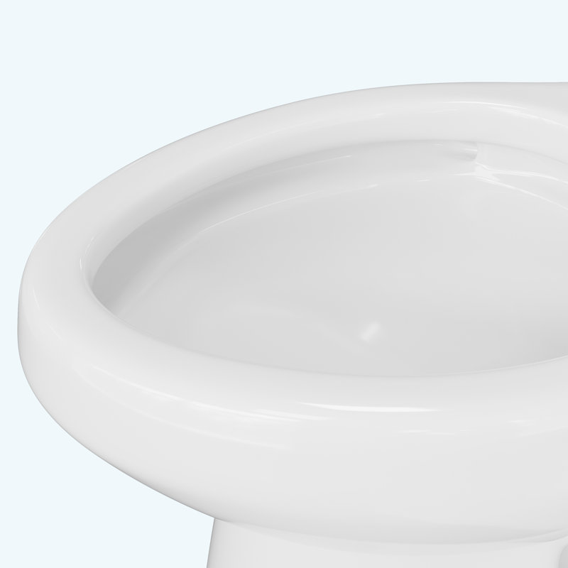 Toilettes deux pièces avec siège à fermeture en douceur pour salle de bain