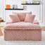 51 pouces compacts pour petits appartements, fonctionnels dans de grands appartements, de couleur rose et noire, assemblage simple, plusieurs scénarii de vie, avec un style minimaliste moderne, agencement de couleur blanche, rapide