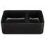 33'' L Double Bowl Granite Kitchen Sink