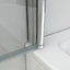 Lindo 1420mm H Folding / Bi-Fold Semi-Frameless Tub Door with Clear Glass