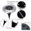 Low Voltage Solar Powered Integrated LED Metal Well Light Pack-52470822