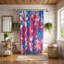 Rideau de douche Ruby and Azure Flowers - 1 pièce-761742149