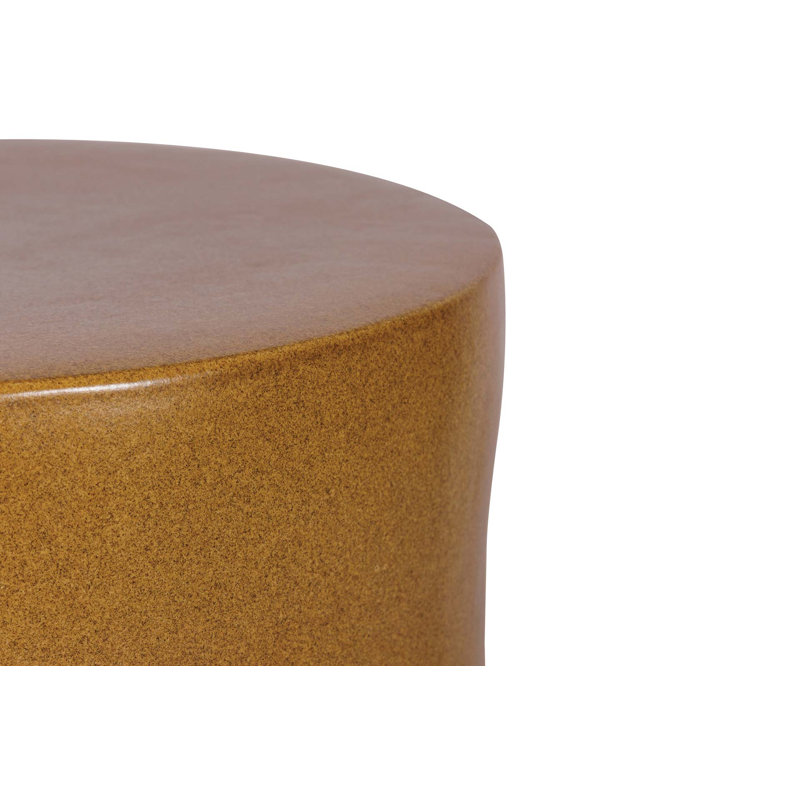 Provenance Signature Outdoor Round Side Table, Pumpkin