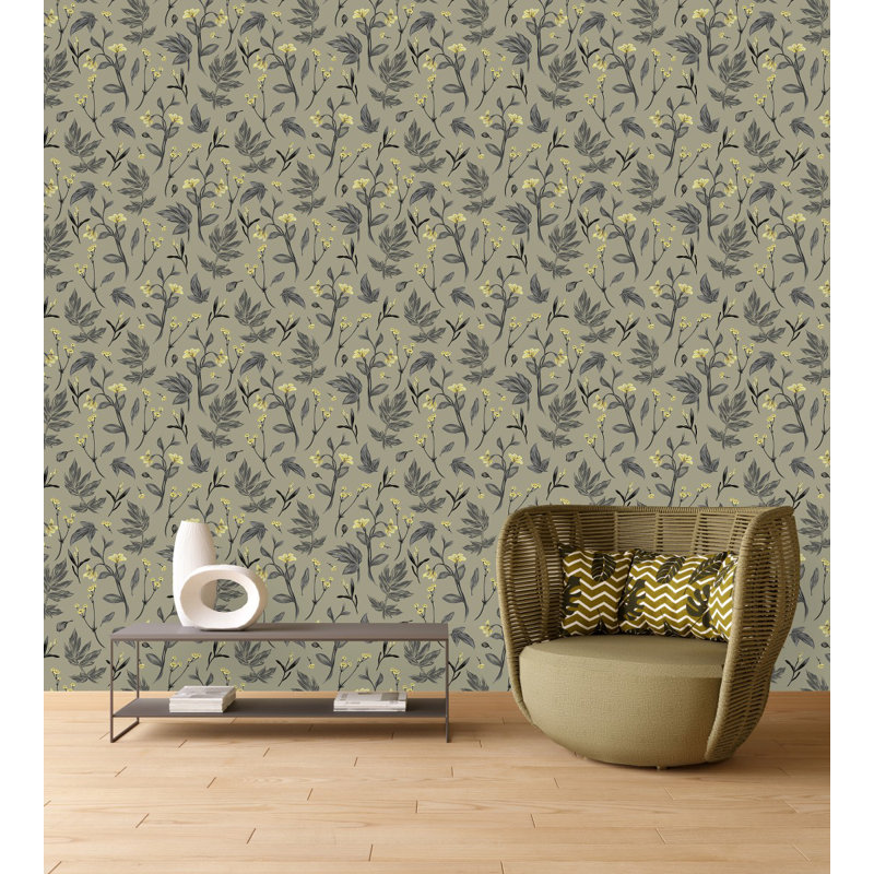 Floral Tile, 2.08' W x 10.42' L