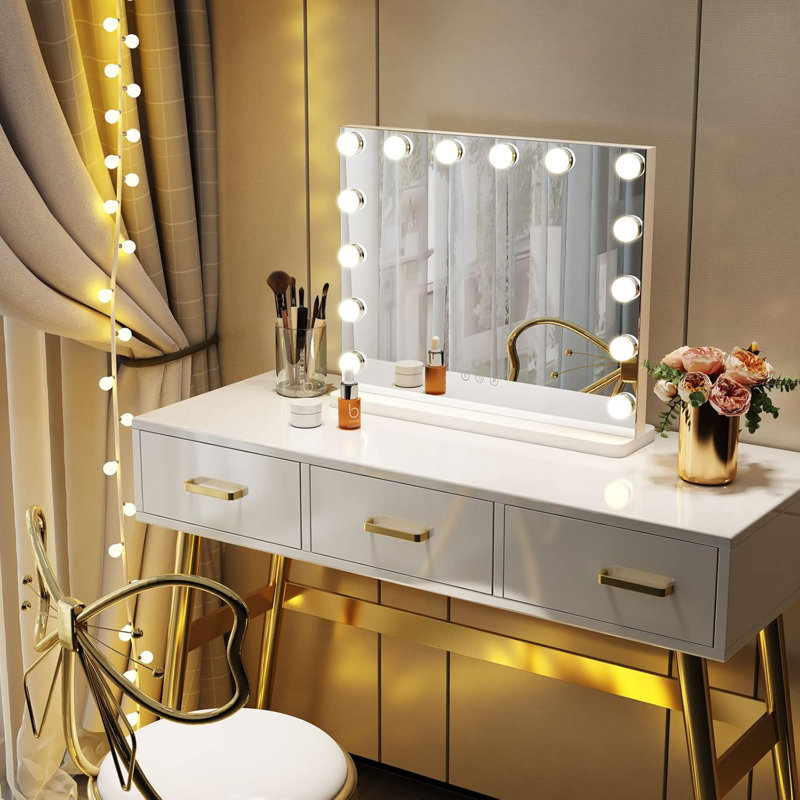 Elitsa Metal Rectangle Dresser Mirror