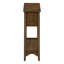 Table d'appoint, table de bout, table d'appoint, table de chevet, 2 niveaux, étroit, tiroir de rangement, placage, transitionnel