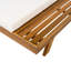 LONGUE ENSEMBLE DE CHAISE, DE L'ESPACE D'UN CÔTÉ, EN BOIS D'ACACIA AVEC COUSSINS RÉSISTANT À L'EAU (ÉPAIS DE 4 POUCES)-616003938