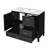 Bathroom Vanity Cabinet with sink, 3 Drawers and 1 Soft-Close Door-1474608126