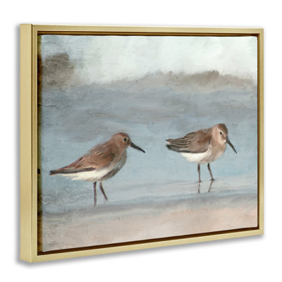«Little Two Sandpiper pair Floater», art mural par Kim Allen