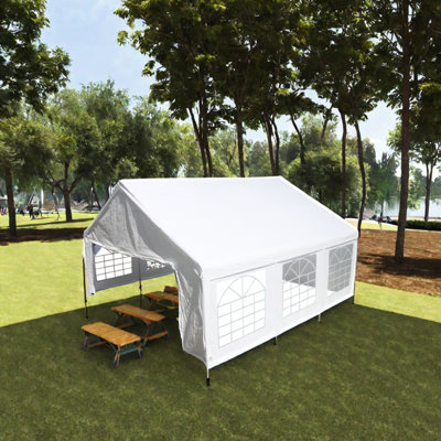 20X20 Feet Outdoor Bbq Party Tent - Construction And Easy Setup Wedding Stable Structure Waterproof Cover