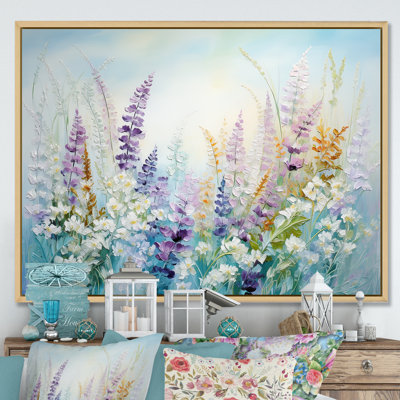 " Ferns In The Wild Flowers Field II "