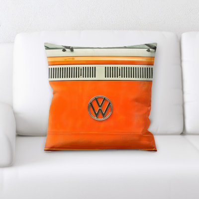 Microsuede Reversible Throw Pillow