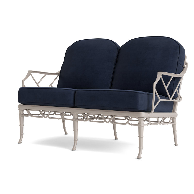 Calcutta Outdoor 2 - Seat Loveseat, Fusion Neptune, Dove