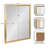 Colette Vintage Rectangle Bathroom Mirror-1894570251-1894570249