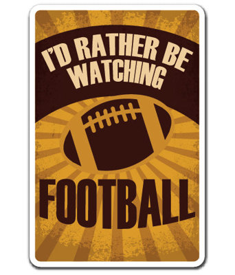 Je préfèrerais regarder un signe de football