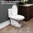 Sotomo Elongated One-piece Skirted Toilet, Ada Comfort Height 17.2", Map 1000g, Dual Flush 1.1/1.6 Gpf, Compact Toilet, Soft-close Seat, 12" Rough-in