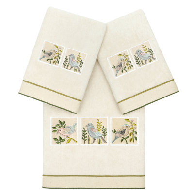 3 Piece Turkish Cotton Towel Set
