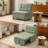 Teddy Fleece Armless Pull Out Sofa Sleeper Chair Pull Out Sofa Bed Space-Saving For Small Spaces-1821484290