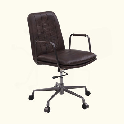 Ergonomic High Back Reclining Office Chair - 360° Swivel Microfiber Desk Chair With Retractable Footrest