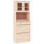 Alaiya 77cm Solid Wood Sideboard-1398607291