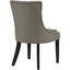 Tissu capitonné capitonné moderne avec garniture cloutée, chaise d'appoint-1188332771-1201228826