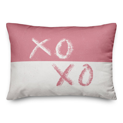  Housse et insert de coussin rectangulaire Xoxo Brush Strokes