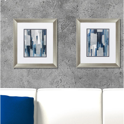 'Mirage' 2 Piece Framed Print Set