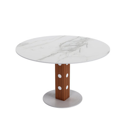 Table de salle à manger en bois massif pour 2 à 4 personnes Farmhouse