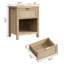 Table de chevet 1 tiroir Chada-588070184