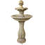 Fontaine solaire en polyrésine à 2 niveaux avec pile de secours Arcade-1061278048