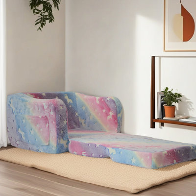 21 ' In Pink, Flip Open Couch Sleeper With High Foam Cushions, Linen Upholstery, Wood Base For Fun Compression Modular Pink - Convertible Lounger Structure Living Room