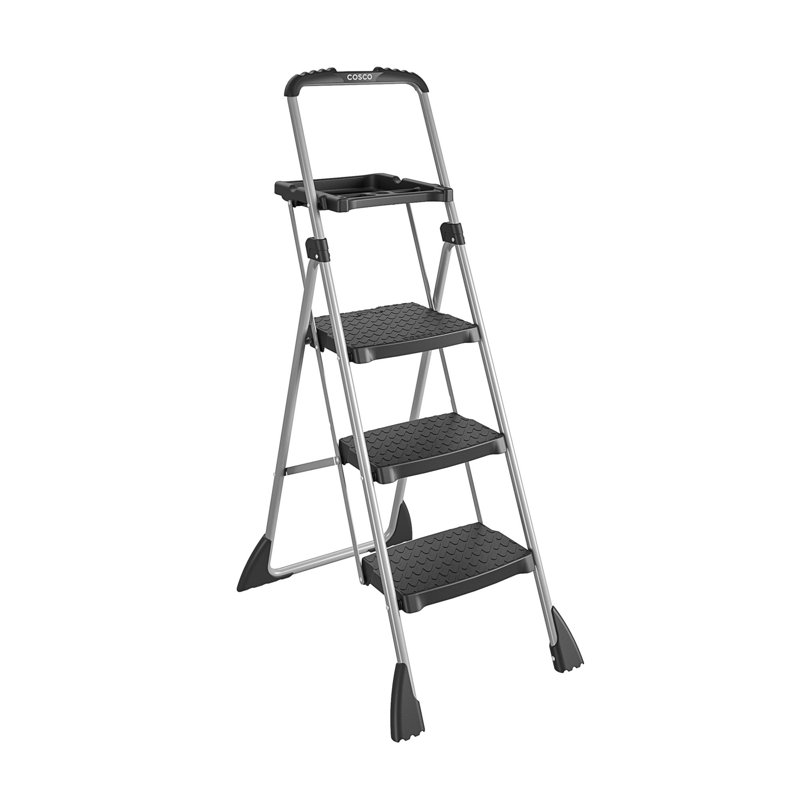 COSCO 3-Step Max Steel Work Platform, 225lb. Weight Capacity