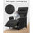 Heated & Vibration Massage Recliner Chair for Adults, Electric Fabric Recliner with Adjustable Backrest & Footrest, Side Pocket Storage, Perfect for Living Room & Home Theater Seating (Black)-1155308495