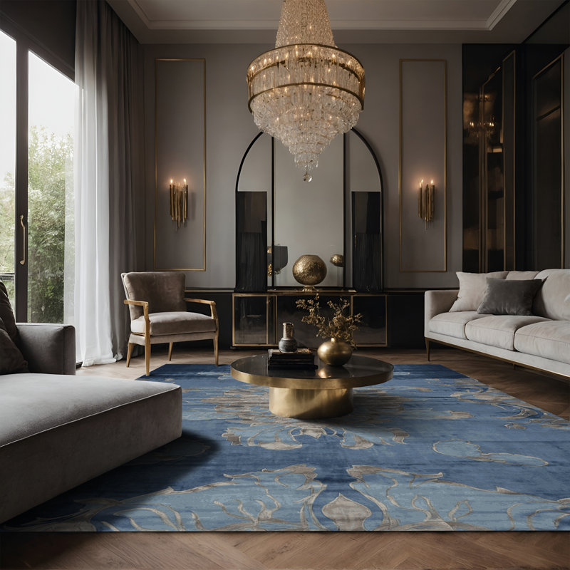 Tapis gris soyeux et moelleux, Tapis de couloir 2 pi x 5 pi