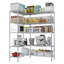 5-Tier Steel Height -Adjustable Storage Rack Heavy Duty Shelving Unit-1899585348-1899585350
