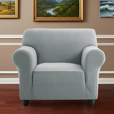 Luxury Microfiber Stretch Spandex Box Cushion Sofa Slipcover – Soft, Breathable, Wrinkle-Resistant & Durable Anti-Slip Furniture Protector