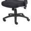 Chaise de travail Lene Everyday, vinyle Caressoftplus noir, accoudoirs réglables